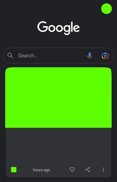 an iphone screen with the text google search on it and two different icons in the bottom right corner