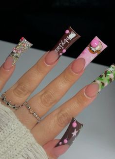 not mine ♡. Ed Hardy Nails, Not Mine