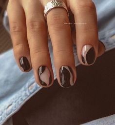 Kutek Disney, Pumpkin Nails, Subtle Nails, Nagel Tips, Smink Inspiration, Casual Nails, Makijaż Smokey Eye