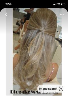 Bridemaids Hairstyles Blonde, Bridesmaid Hair Straight, Hair Updos Easy, Rehearsal Dinner Hair, Straight Wedding Hair, Straight Prom Hair, Updos Easy, Blonde Wedding Hair, Bridemaids Hairstyles