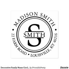 a black and white logo for madison smith