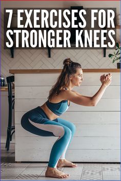 If you have bad knees or arthritis - or you're recovering from an injury - give these knee strengthening exercises a try!