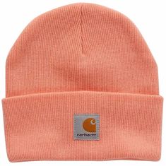 Carhartt for your head. Keep kids warm all season long and even longer when they wear this knit hat. Fold the brim up or don't. Totally their call. Features100% acrylic rib-knitStretch fabricFold-up brimCarhartt label sewn on frontCountry of Origin: Imported | Carhartt Boy's Kids' Beanie | Sun Bloom Carhartt Toque, Carhartt Kids, Kids Carhartt, Carhartt Logo, Girls Winter Hats, Workwear Essentials, Kids Beanies, Knitting For Kids, Kids Hats