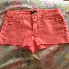 Nwt Forever 21 Neon Pink Shorts Forever 21 Pink Summer Bottoms, Trendy Forever 21 High-waisted Shorts, Trendy Forever 21 Shorts For Spring, Neon Pink Shorts, Pink Shorts, Neon Pink, Forever 21, Neon, Womens Shorts