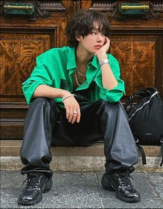 City Aesthetic Outfit Male, City Aesthetic Outfit, Jimin Outfit, Kpop Fashion Men, Outfits Hombre, Hot Asian Men, Photoshoot Concept, Cool Outfits For Men