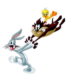 an image of two cartoon animals playing with each other