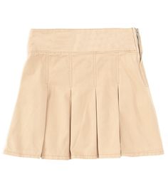 From GB&#x2C; this skirt features:Pleated detailingMini skirtDrop waistPull-on styling with side zip closureCottonMachine wash/tumble dryImported. Casual Skort With Zipper Closure For Spring, Casual Spring Skort With Zipper Closure, Trendy Spring Skirt With Zip Fly, Spring School Uniform Skort With Pockets, Cotton Tennis Skirt For School In Fall, Trendy Skirt With Zipper Closure For Spring, Spring School Skirt With Pockets, Spring Mini Skirt With Zip Fly, Spring School Uniform Bottoms With Pockets