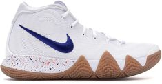 Nike Kyrie 4 Uncle Drew Basketball Dress, Kyrie Shoes, Uncle Drew, Kyrie 4, Ball Shoes, Kd Shoes, White Basketball Shoes, Basketball Tips, White Nike Shoes