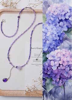 1.Symbol of Affection: The purple amethyst symbolizes love, affection, and gratitude, making it a perfect representation of the bond between a mother and her child. Gifting a purple amethyst necklace expresses heartfelt appreciation and admiration for all that a mother does. 2. Timeless Beauty: Amethyst's timeless beauty ensures that the necklace will be cherished for years to come. Its elegant purple hue adds a touch of sophistication to any outfit, whether worn casually or for special occasions. It serves as a reminder of the lasting love and admiration shared between a mother and her child. 3. Personalized Touch: Choosing a "Amy's Garden" Purple Amethyst Necklace demonstrates thoughtfulness and consideration. The necklace can be customized with various designs, chain lengths, and settin Purple Cute Necklaces, Cheap Handmade Lavender Necklace, Purple Round Beaded Jewelry For Mother's Day, Purple Amethyst Gemstone Beads Crystal Necklace, Lavender Crystal Necklace With Round Beads For Gift, Purple Amethyst Crystal Necklaces With Natural Stones, Purple Gemstone Beads Crystal Necklace For Gift, Purple Amethyst Necklace For Gift, Gift Lavender Crystal Necklace With Gemstone Beads