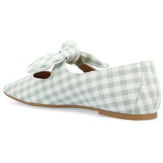 The Seralinn flats by Journee Collection add a touch of sass and class to any look. With their beautiful fabric uppers bow detail and tiny block heel you're sure to turn to these when you want something classic. A 4 mm Tru Comfort Foam� Insole makes them super comfy and a mary jane bow strap adds a vintage look. Square Toe Flats, Journee Collection, Bow Detail, Blue Plaid, Vintage Look, Beautiful Fabric, Vintage Looks, Flat Shoes Women, Mary Janes