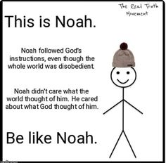 a sign with an image of a person wearing a hat and the words, this is noah