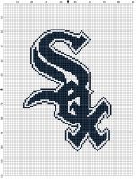 the chicago white sox cross stitch pattern