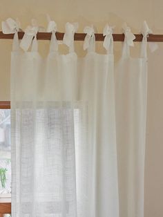 1pc American Style Rustic Sheer Voile Tie Top Window CurtainI discovered amazing products on SHEIN.com, come check them out! American Pastoral, Window Screen, Window Screens, Tie Top, Sheer Curtains, Window Curtain, Amazing Products, Window Curtains, American Style