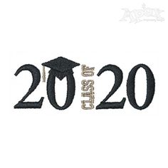 Graduation Class of 2020 2021 2022 Embroidery Design Graduation Embroidery Designs, Graduation Embroidery, Senior 25, Leavers Hoodies, Senior Jackets, Sr 25, Design Club, Class Of 2020, Sewing Embroidery