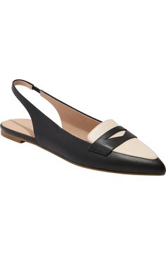 Jack Rogers Sandals, Loafer Shoes Women, Slingback Flats, Pointed Toe Flats, Jack Rogers, Sling Back, Stitching Leather, Dillard's, Leather Flats