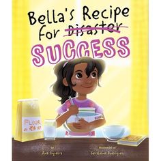 If at first you don't succeed, try, try again. Bella wants to find out what she's good at. But she quits everything she (barely) tries because she's a disaster at it. Her somersaults are like clumsy jirafas rolling downhill, her piano playing like elephant feet. When she decides to learn how to bake with her wise old abuela, her first attempt at dulce de leche frosting looks like scaly cocodrilo skin. She must learn it's okay to try again or she won't be good at anything. Peppered with Spanish vocabulary and set in an intergenerational Latinx home, Bella's Recipe for Success will show all kids the value of practicing to learn a new skill, and that it's okay to make mistakes along the way. A recipe for Polvorones con Dulce de Leche is included at the back of the book so kids can have fun ma Try Try, Piano Playing, Success Books, Recipe For Success, Learn A New Skill, Upcoming Books, Coloring Markers, It's Okay, Book Authors