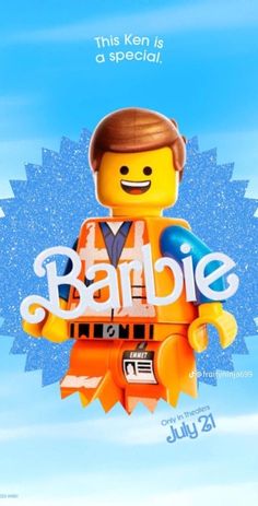 a lego movie poster with the words babble on it