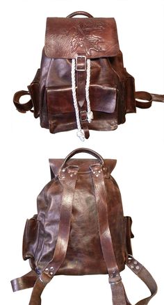 Leather Backpack by DanTheLefty on DeviantArt Free Leather Patterns, Leather Backpack Pattern, Leather Patterns, Mens Luggage, Pattern Template, Leather Backpacks, Backpack Pattern, Leather Pattern, Costume Outfits