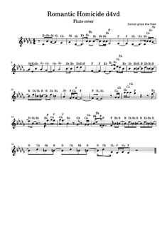 I'm a flute player and I transcribed this for flutes/woodwinds/fellow c-instruments like violin. flute, sheet music, music notes, flute music, musician, woodwind, musical instrument, music artist Flute Music Sheet With Notes, Halloween Flute Sheet Music, Flute Songs For Beginners, Hot To Go Flute Sheet Music, Violin Notes Songs, Songs To Play On Flute