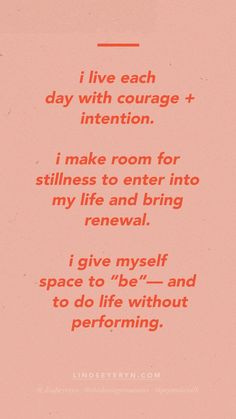 a poem written in red on a pink background with the words i am focused, i am letting go of the things that no longer serve me and my vision