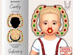 The Sims Resource - Cindy Hairstyle (Toddler)