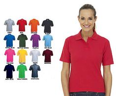 Trendy Fashion Ladies Lightweight Polo T Shirt Size 6 to 32 - SPORT CASUAL & WORK POLO SHIRTS, Women's Top Women’s Polo Shirt, Moisture-wicking Cotton Polo Collar Tops, Work Polo Shirts, Moisture-wicking Short Sleeve Polo Shirt With 4-way Stretch, Moisture-wicking Solid Polo Shirt With Short Sleeves, Cotton Sports Polo Shirt With 4-way Stretch, Casual Shirt Women, Polo Shirt Women, Work Casual