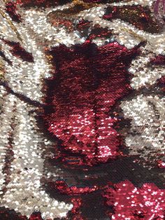 "Reversible flip up sequins red/gold 5mm sequins on spandex base 58/60\" sold by the yd. Ships worldwide from Los Ángeles California USA" Red Sequin Fabric With Contrast For Party, Red Sequin Fabric With Contrast Detail For Party, Red Sequin Fabric For Holiday Parties, Red Embroidered Sequin Fabric For Party, Red Embellished Sequin Fabric, Glamorous Style, Red Embellished Sequin Fabric In Glamorous Style, Glamorous Red Embellished Sequin Fabric, Festive Holiday Sequin Fabric, Red Embellished Sequin Fabric For Party Season