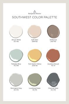 the different shades of paint that are used in this painting project, including neutrals and browns