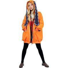 Nwot Anime Runa Yomozuki Bunnie Hoodie Size Medium (8/10). Full Zip. Two Front Pockets. Approximate Measurements Bust 42” Length 32” Waist 28.5"-30" Hips 38.5"-39.5" Orange Drawstring Hood Outerwear For Fall, Halloween Cosplay Hoodie Outerwear, Cotton Outerwear With Drawstring Hood For Halloween, Casual Halloween Outerwear With Drawstring Hood, Orange Outerwear With Drawstring Hood For Fall, Orange Cotton Winter Outerwear, Winter Orange Cotton Outerwear, Casual Hooded Jacket For Cosplay In Fall, Casual Cosplay Outerwear For Halloween