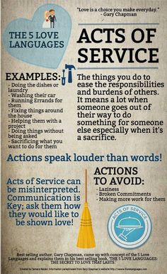 actsofservice Acts Of Service Love Language, Psychology Infographic, Better Wife, Acts Of Service