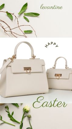 Chic bags for your Easter look! Elevate your style with Levantine flair. 🐣 #FashionInspo #SpringTrends Beige Shopping Bag With Pearl Handle, Beige Bags With Pearl Handle For Shopping, Cream Bags With Pearl Handle For Daily Use, Cream Shoulder Bag With Pearl Handle For Shopping, Chic Everyday Shoulder Bag With Pearl Handle, Elegant Leather Shoulder Bag With Pearl Handle, Everyday Tote Bag With Pearl Handle, Cream Top Handle Bag For Office, Chic Satchel Bag With Pearl Handle