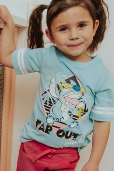 Take an ice cream break with Stitch. Lil Space, Kids Rompers, Rompers For Kids, An Ice Cream, Kid Tees, Baby Clothing, Baby Shop