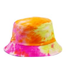 Tie Dye Bucket Hat This tie dye bucket is exactly what you need to keep the sun out of your eyes. The hat is is richly tie-dyed and will be around vibrant for many seasons to come. Features: Tie dye bucket hat Content + Care- 100% Cotton- Spot clean Bucket Hat Tie Dye, Cute Bucket Hats, Bucket Hat Fashion, Bottle Blonde, Tie Dye Bucket Hat, Summer Tie Dye, Bucket Hat Women, Tie Dye Fashion, Tie Dye Cotton