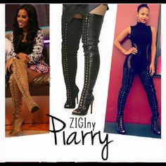 Brand New Never Been Worn Hunky Dory, Angela Simmons, Womens High Boots, Shoes Shopping, Christina Milian, Thigh High Boots, Thigh High, Lace Boots, Suede Boots