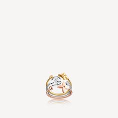 Idylle Blossom ring, 3 golds and diamonds - WOMEN - Jewelry | LOUIS VUITTON ® Louis Vuitton Ring, Fashion Rings Silver, Louis Vuitton Official Website, Vvs Diamond, Louis Vuitton Jewelry, Gold And Silver Rings, Classy Jewelry, Louis Vuitton Official, Designer Fashion Jewelry