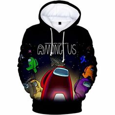 Among Us Merch Hoodie Among Us Shirt Hoodie Game Among Us Casual 3d Print Long Sleeve Hoodies Sweatshirt XL Polyester,Cotton,Velvet [Material] Amoung us hoodies us hoodies is made of high quality cotton and polyester. Thin velvet, medium thickness, suitable for spring, autumn and winter [Design] The 3D print pattern is inspired by the game Among Us. Hooded sweater, extra thin fleece, two front pockets, spiral cuffs, very warm [Good Gift] Sweat Noir, Pokemon Bead, Girl Gamer, Cheap Hoodies, Boys Sweatshirts, Favorites List, Winter Hoodies, Boys Hoodies, Girl Party