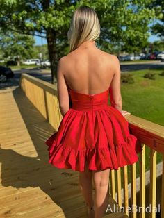 Elegant Red Strapless A-line Short Mini Homecoming Dress, HD3257 1. Material:satin,pognee.2. Color: it can be in custom color, please contact us and tell us dress number, then we will send you more colors to choose.3, Size: can do both standard size and custom size. If you need do custom sized dresses, please send us following measurements or leave a note when place an order.bust______ cm/inchwaist______cm/inchhip:_______cm/inchdress length:_______cm/inchshoulder to shoulder :_______cm/inch (measured from back of shoulder)shoulder to bust :_______cm/inch (measured from middle shoulder to nipple)shoulder to waist :_______cm/inch (measured from middle of shoulder to natural waist)shoulder to floor with shoes on :_______cm/inch (length from middle of shoulder over nipple to floor with shoes o Red Satin A-line Dress, Red Dress With Fitted Bodice And Backless, Red Satin Strapless Fitted Dress, Red Fitted Satin Strapless Dress, Red Satin Strapless Dress For Prom, Red Strapless Dress With Fitted Bodice For Prom, Red Fitted Bodice Mini Dress For Prom, Red A-line Strapless Dress, Red Strapless Satin Mini Dress