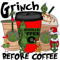 the grin movie coffee has been changed to be green