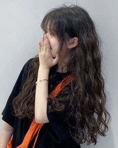 Korean Wavy Hair, Cute Hairstyles For Long Hair, Long Hair Perm, Haircut 2023, A Beautiful Mind, Hairstyles Cute, Cute Haircuts, Hair Cute