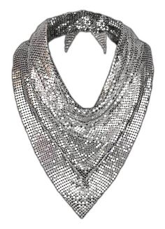 Reflective Metal, Mesh Scarf, Cowboy Chic, Modern Cowboy, Women's Headwear, Chain Mail, Metal Mesh, Snap Back, Chic Look