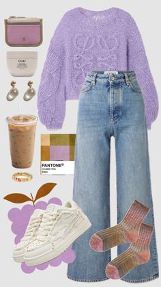 Comfy Jeans Outfit, Street Style Outfits Casual, Bratz Inspired Outfits, Outfit Layout, Cute Preppy Outfits, Hippie Outfits, Urban Outfits, Lookbook Outfits, Preppy Outfits