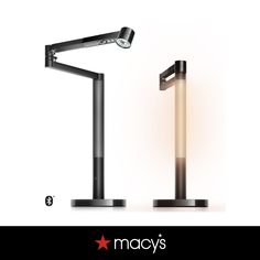 an image of a desk lamp that is on display with the words macy's below it