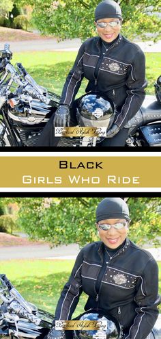 Black girls who ride. Women Riders, Womens Biker Boots, Female Motorcycle Riders