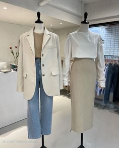 Smart Casual Women Outfits, Casual Elegant Style, Job Clothes, Neat Casual Outfits, Modest Casual Outfits, Outfit Korean Style, Inspo Outfit, Easy Trendy Outfits, Stylish Work Outfits