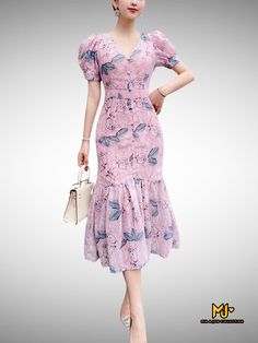 Dresses For Petite Women, Evening Floral Print Mid-length Dress, Infinity Dress Patterns, Gowns For Plus Size Women, Chic Mid-length Floral Print Maxi Dress, Chic Midi-length Chiffon Dress With Floral Print, Pink Floral Print Dresses With 3/4 Sleeve, Luxury Pink Midi-length Floral Dress, Flattering Bridesmaid Dresses