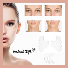 Get youthful, wrinkle-free skin with Pure Gemme's Instant Lift Anti-Wrinkle Patches. Soft, thin & reusable, see noticeable results in just 30 days. ➡️Order now. Wrinkle Patches, Botox Alternative, Wrinkle Free Skin, Smile Lines, Instant Lifts, Botox Injections, Deep Wrinkles, Sagging Skin, Wrinkle Remover