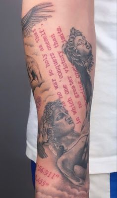 a person with a tattoo on their arm