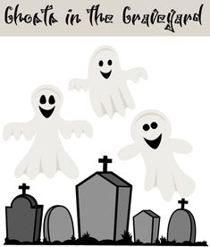 ghost in the graveyard cut outs