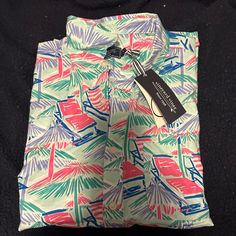 Nwt Vineyard Vines Mens Classic Fit Short Sleeve Shirt Size Large. Color Is Called “Cabana Crystal Blue.” 98% Cotton. 2% Spandex. Casual Fitted Multicolor Hawaiian Shirt, Fitted Multicolor Casual Hawaiian Shirt, Multicolor Long Sleeve Camp Shirt For Summer, Blue Checkered Shirt, Vineyard Vines Men, Vineyard Vines Whale, Blue And White Shirt, Whale Shirt, Vineyard Vines Shirts