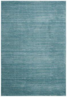 a blue rug with horizontal stripes on it